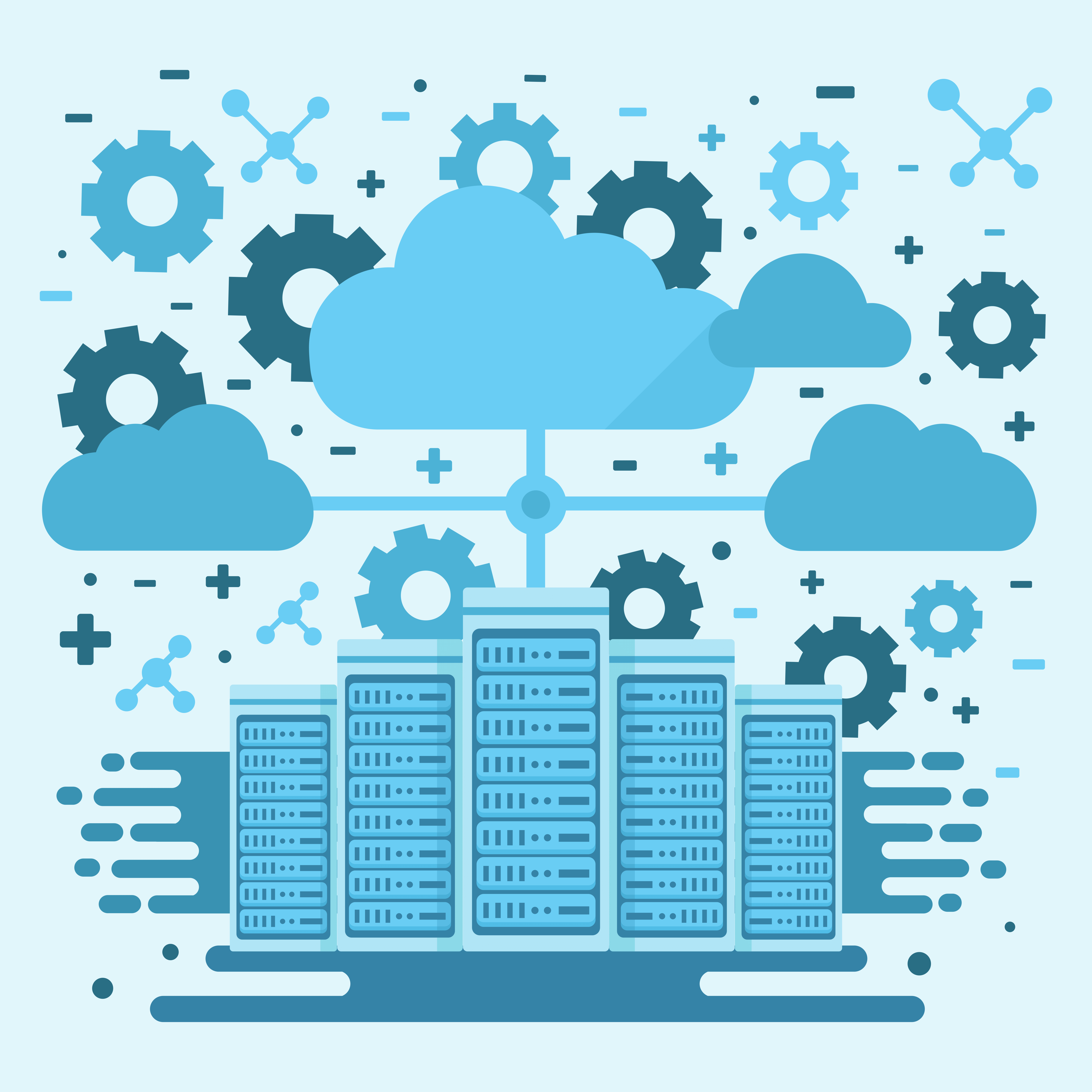 Cloud ways. Система рисунки ai cdr.